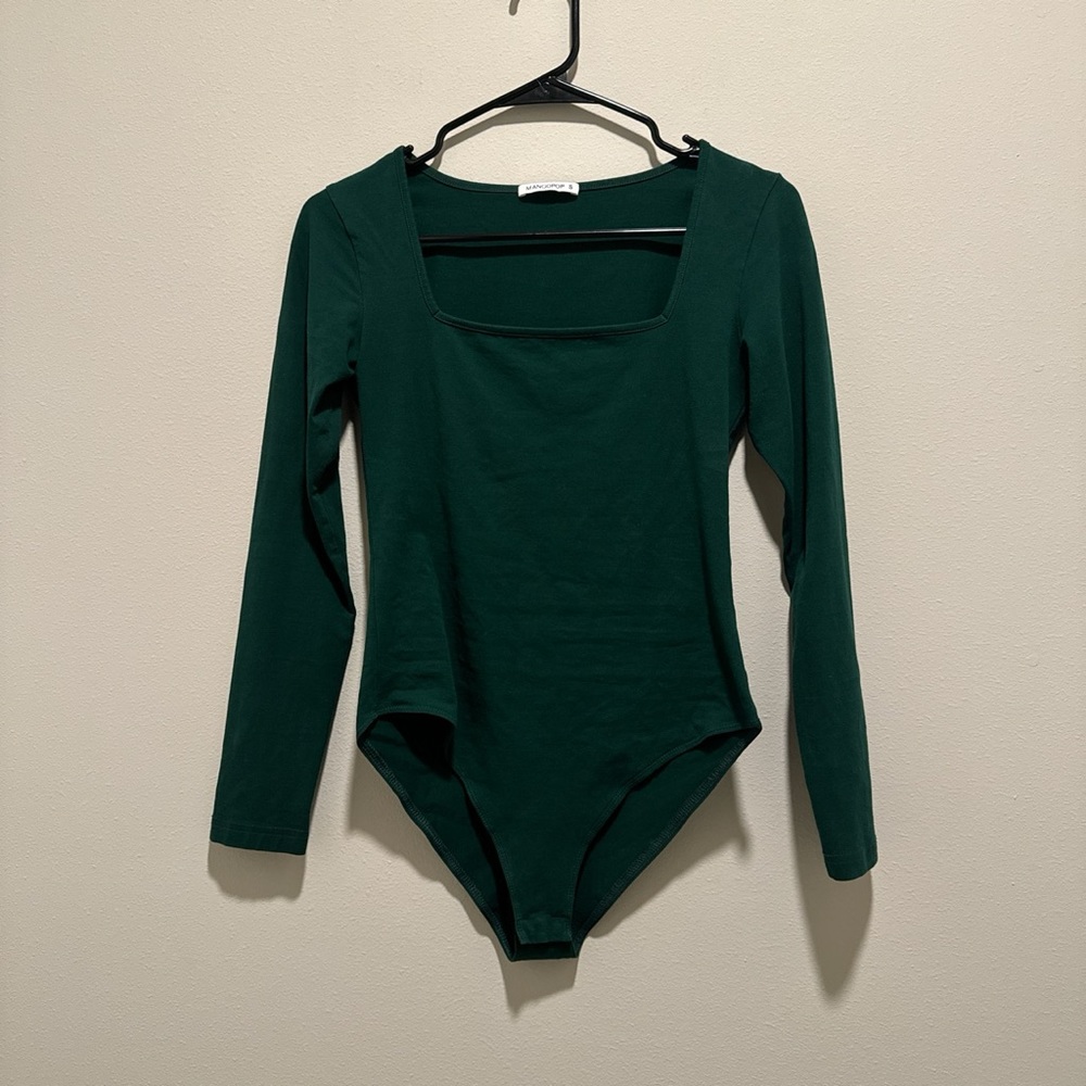 Women’s Mangopop Square Neck Bodysuit - Size Small